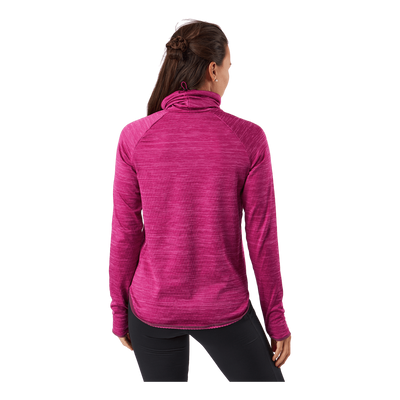 Mid Layer Run Easy Warm Festival Fuchsia Melange