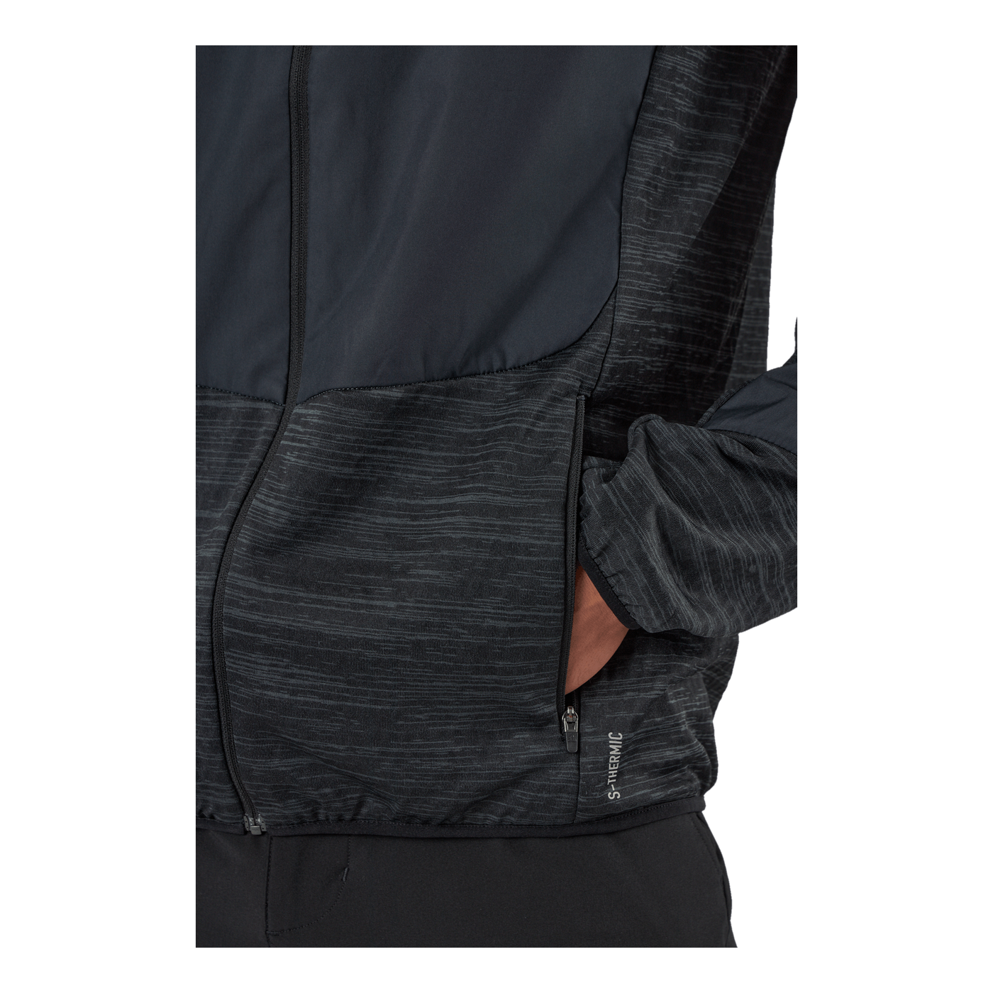 Jacket Run Easy Warm Hybrid Black