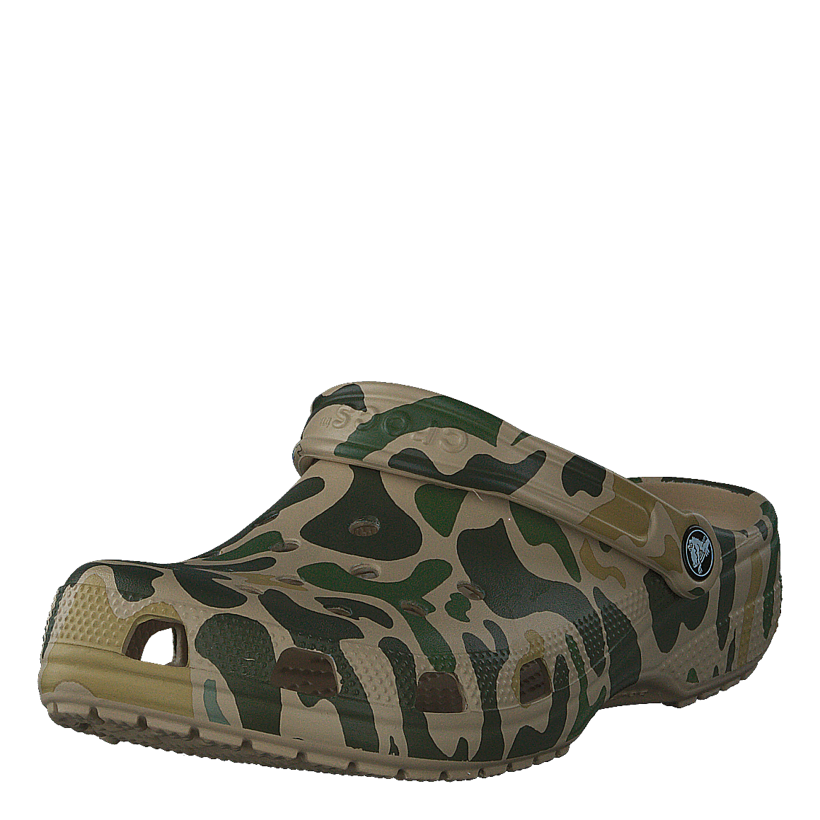 Classic Printed Camo Clog Chai / Tan