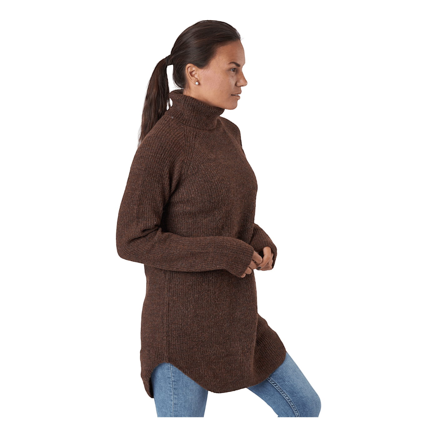 Ellen Ls Long Knit Chicory Coffee