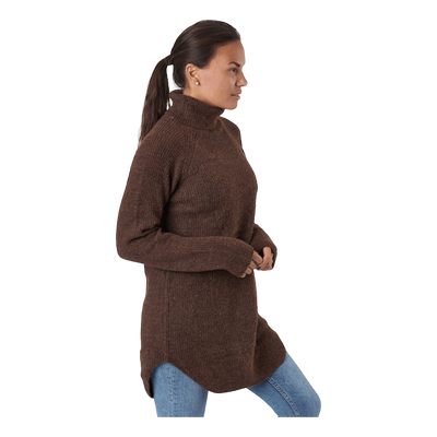 Ellen Ls Long Knit Chicory Coffee