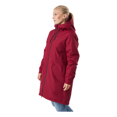 Marta-lisa Wns Parka Red