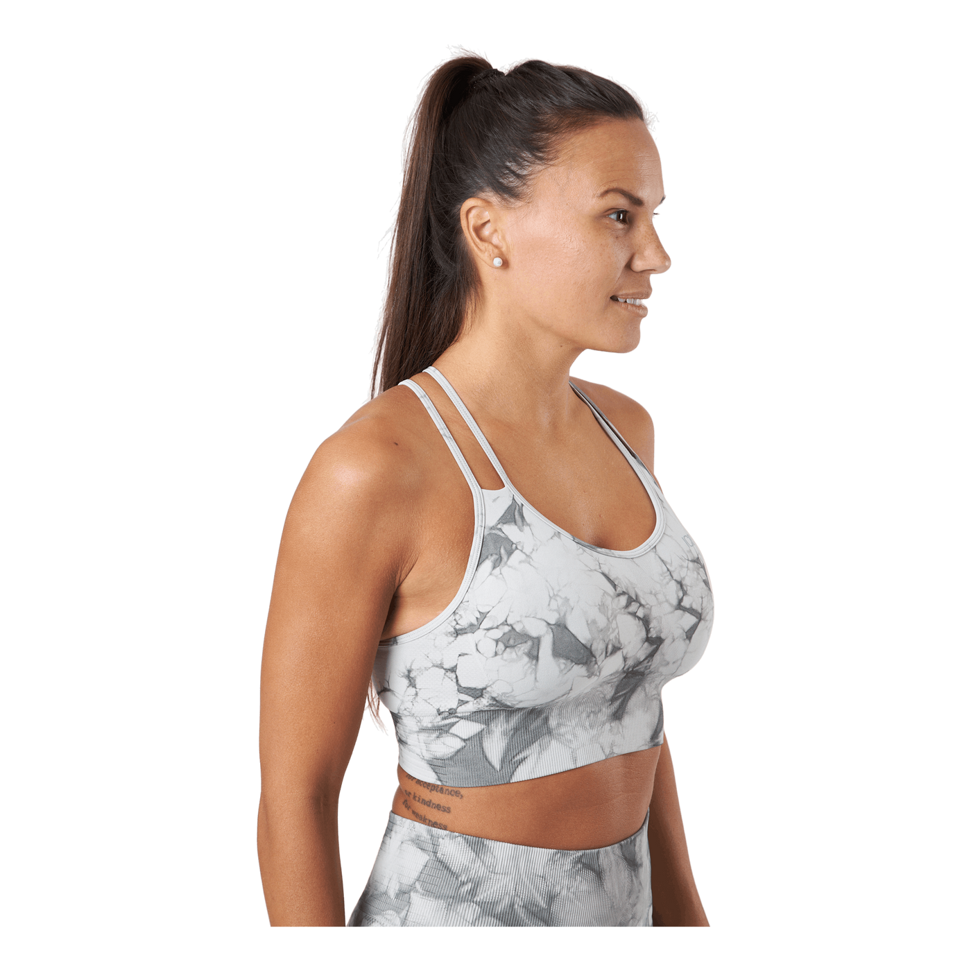 Define Seamless Tie Dye Sports Grey Melange