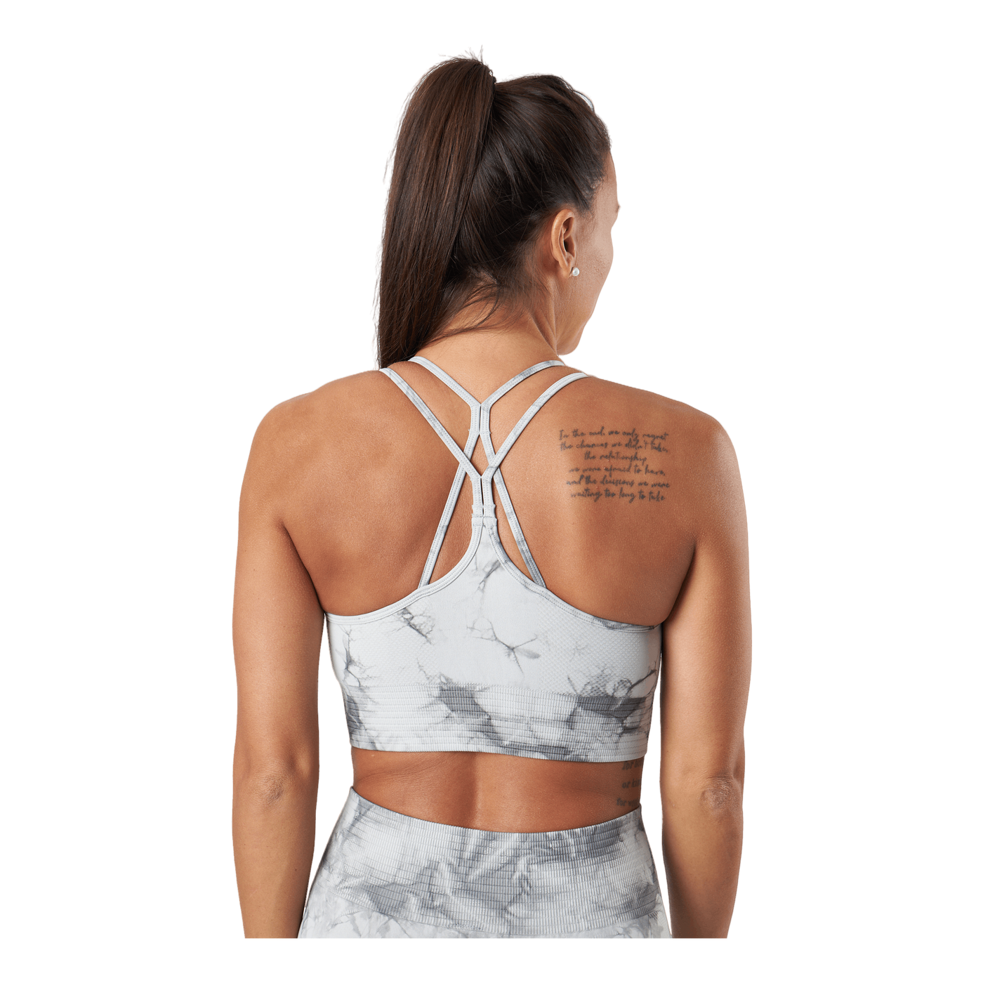 Define Seamless Tie Dye Sports Grey Melange