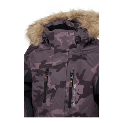 Camo Jacket Dusty Mauve