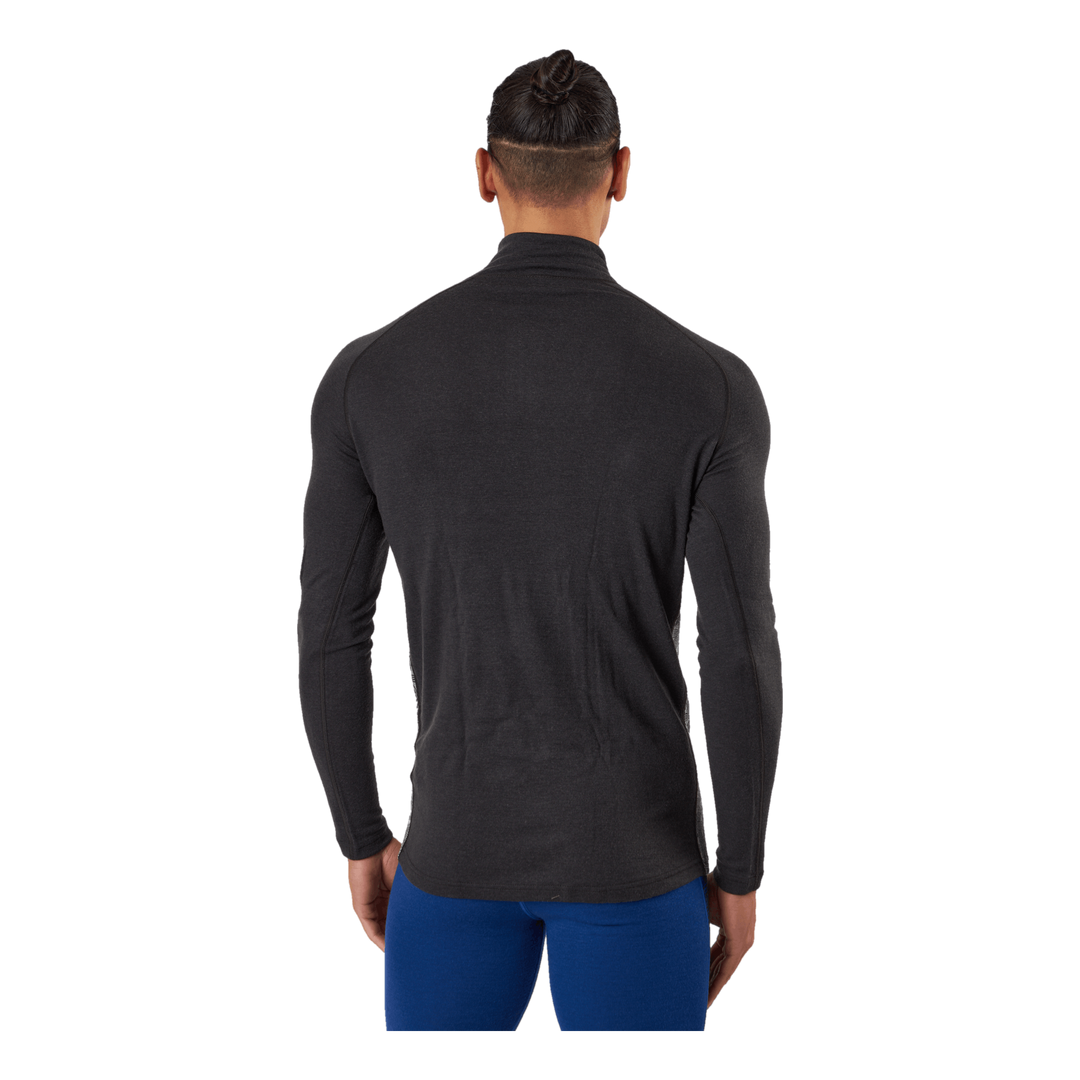 Geo Merino Wool Halfzip Dgrey