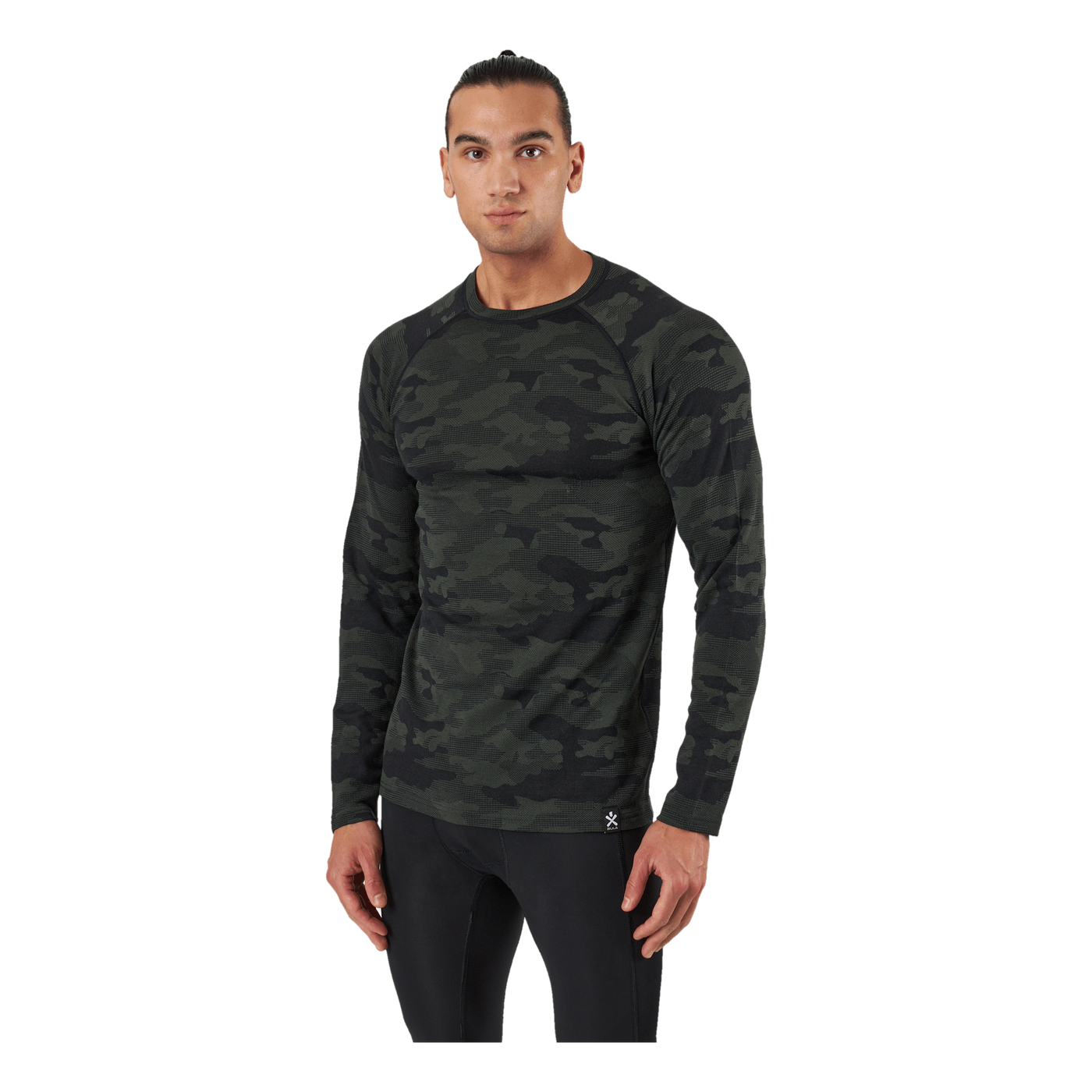 Camo Merino Wool Crew Dolive