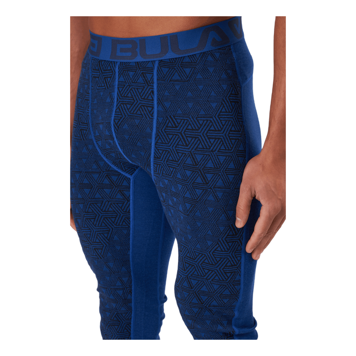 Geo Merino Wool Pants Lapis