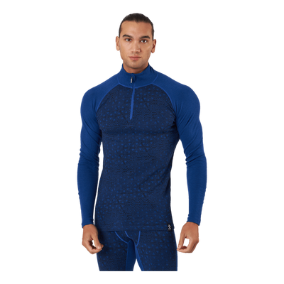 Geo Merino Wool Halfzip Lapis