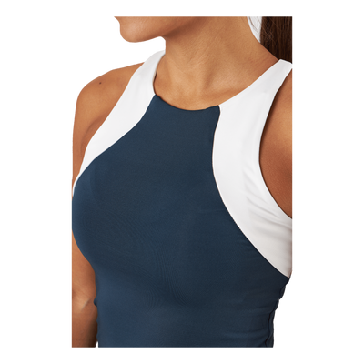 Court Tank Top Navy/white