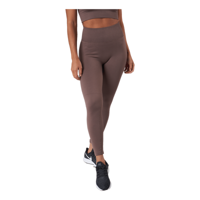 Rib Seamless Tights 2.0 Taupe