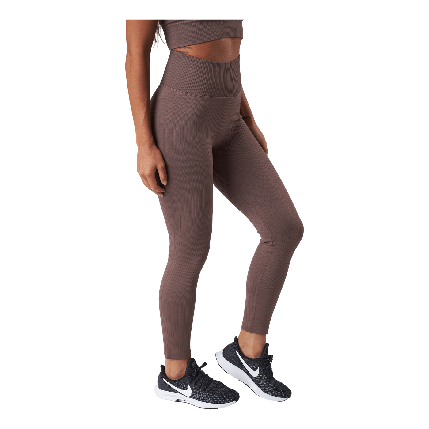 Rib Seamless Tights 2.0 Taupe