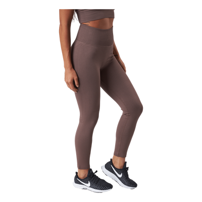 Rib Seamless Tights 2.0 Taupe