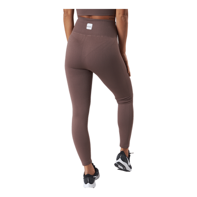Rib Seamless Tights 2.0 Taupe