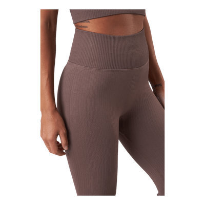 Rib Seamless Tights 2.0 Taupe