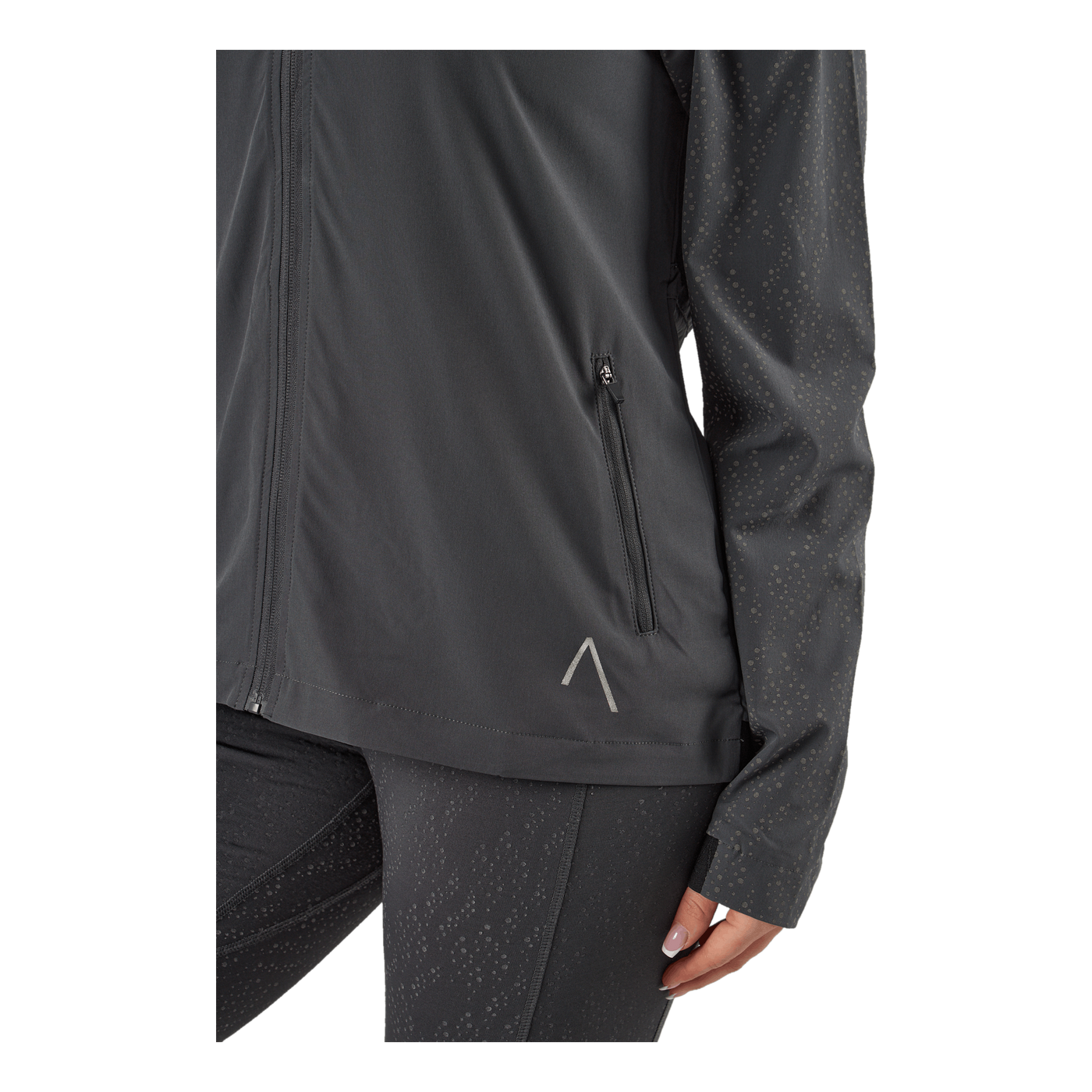 Run Reflective Jacket Black / Grey