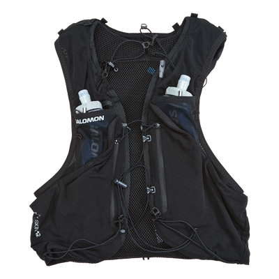 Adv Skin 12 With Flasks Black/ebony