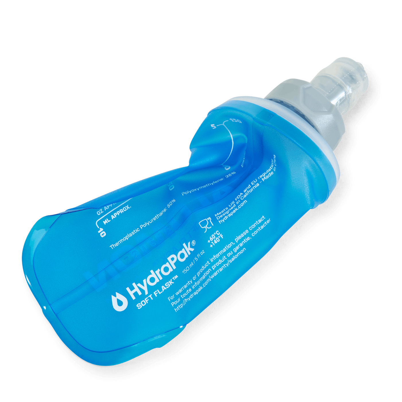 Soft Flask 150ml/5oz 28 Clear Blue