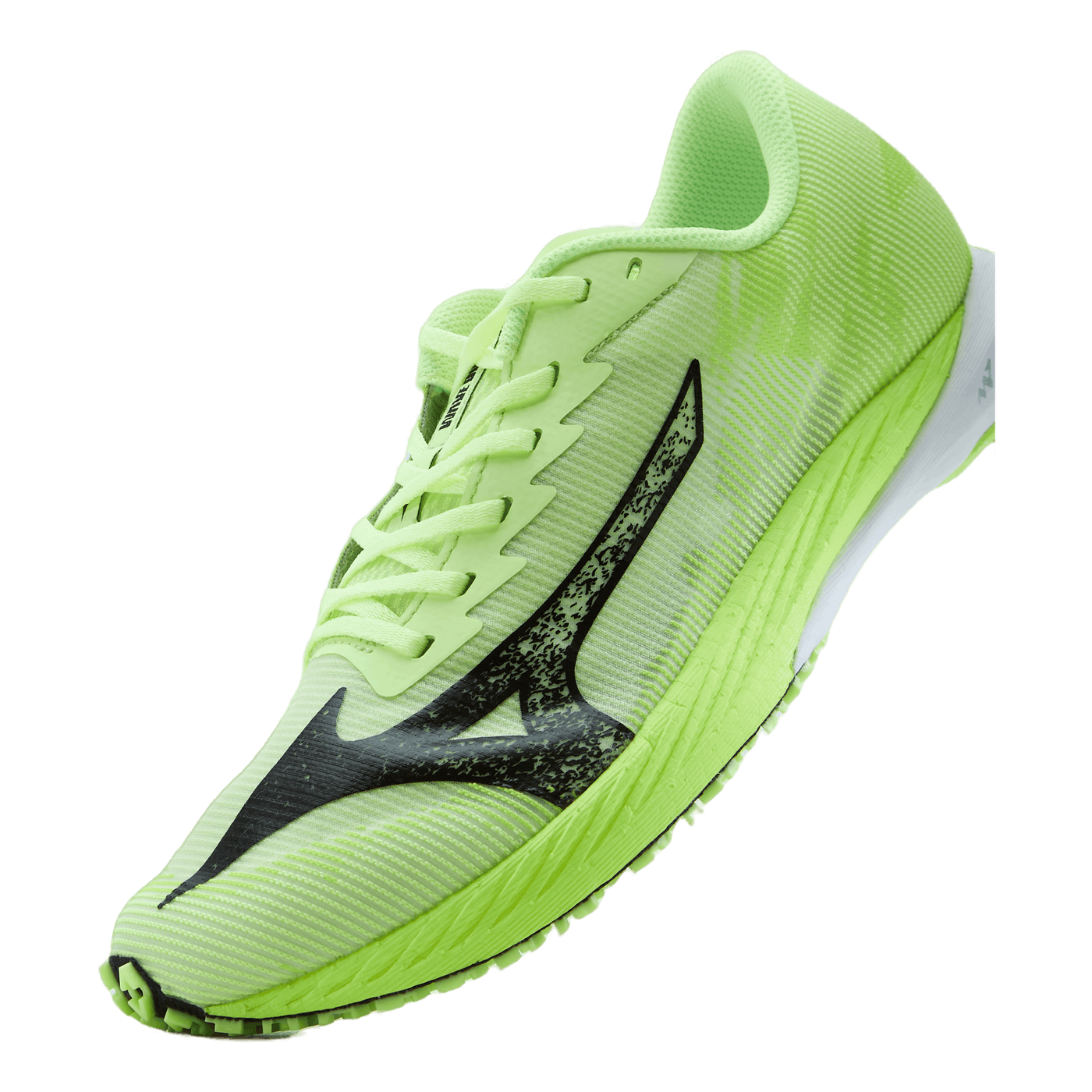 Wave Duel 3 Black neo Lime white Mizuno Runforest