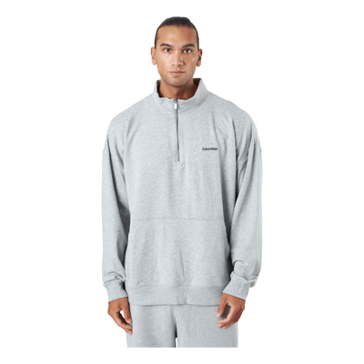 L/s Quarter Zip Grey Heather