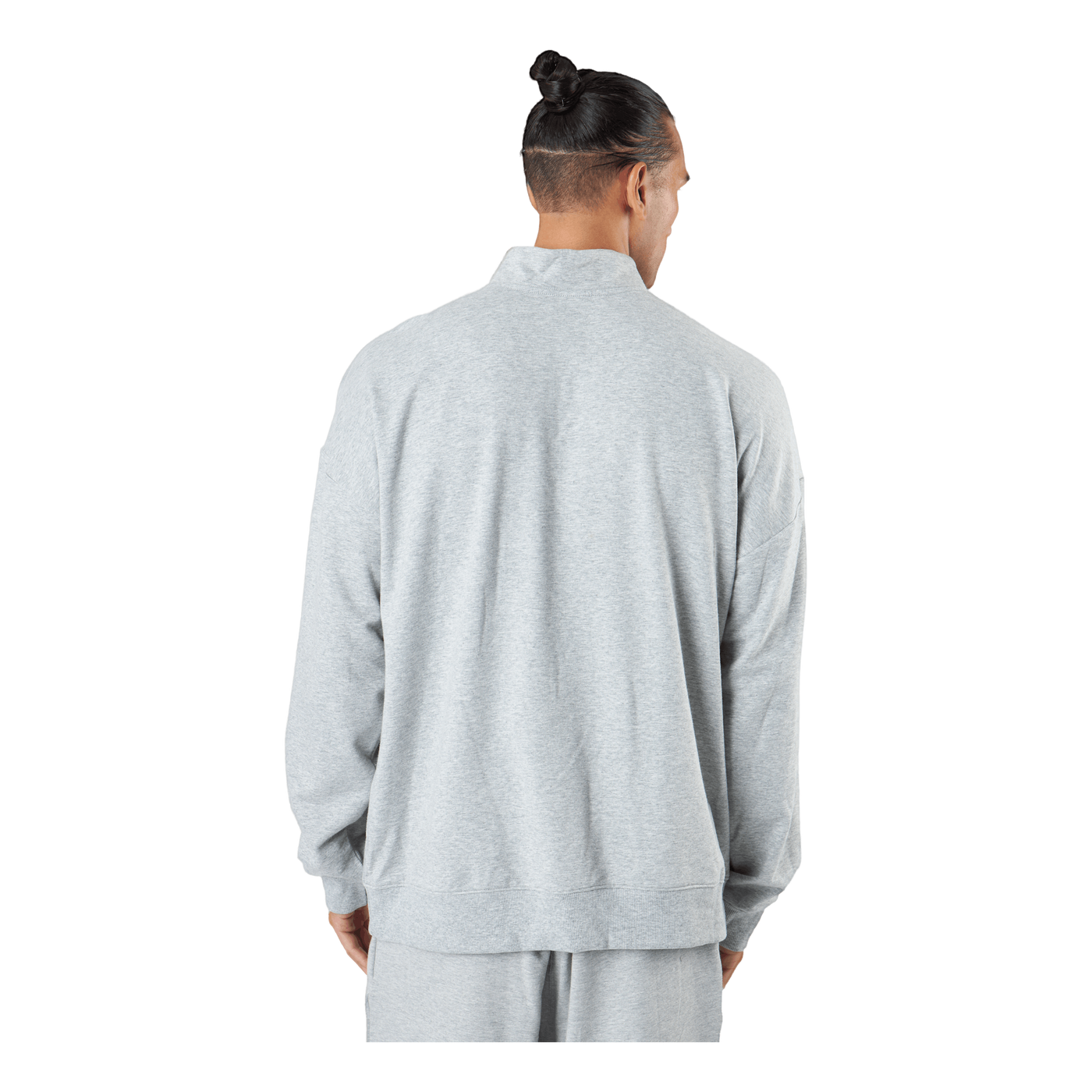 L/s Quarter Zip Grey Heather