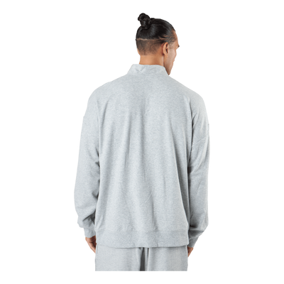 L/s Quarter Zip Grey Heather