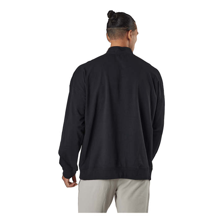 L/s Quarter Zip Black