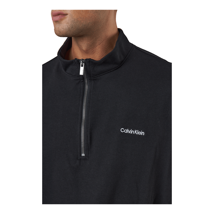 L/s Quarter Zip Black