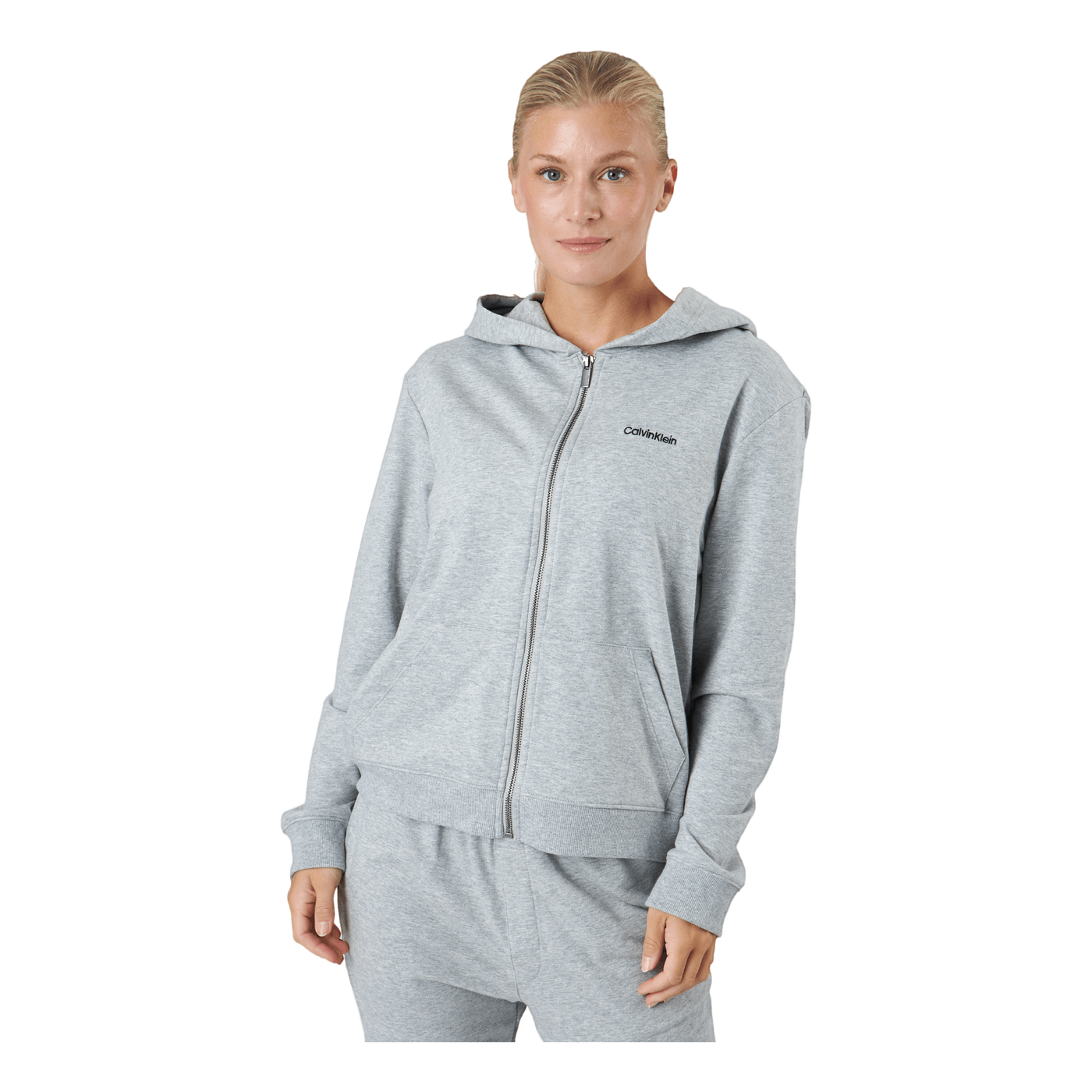 Full Zip Hoodie Grey Heather