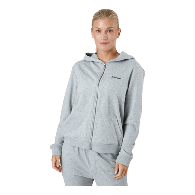 Full Zip Hoodie Grey Heather