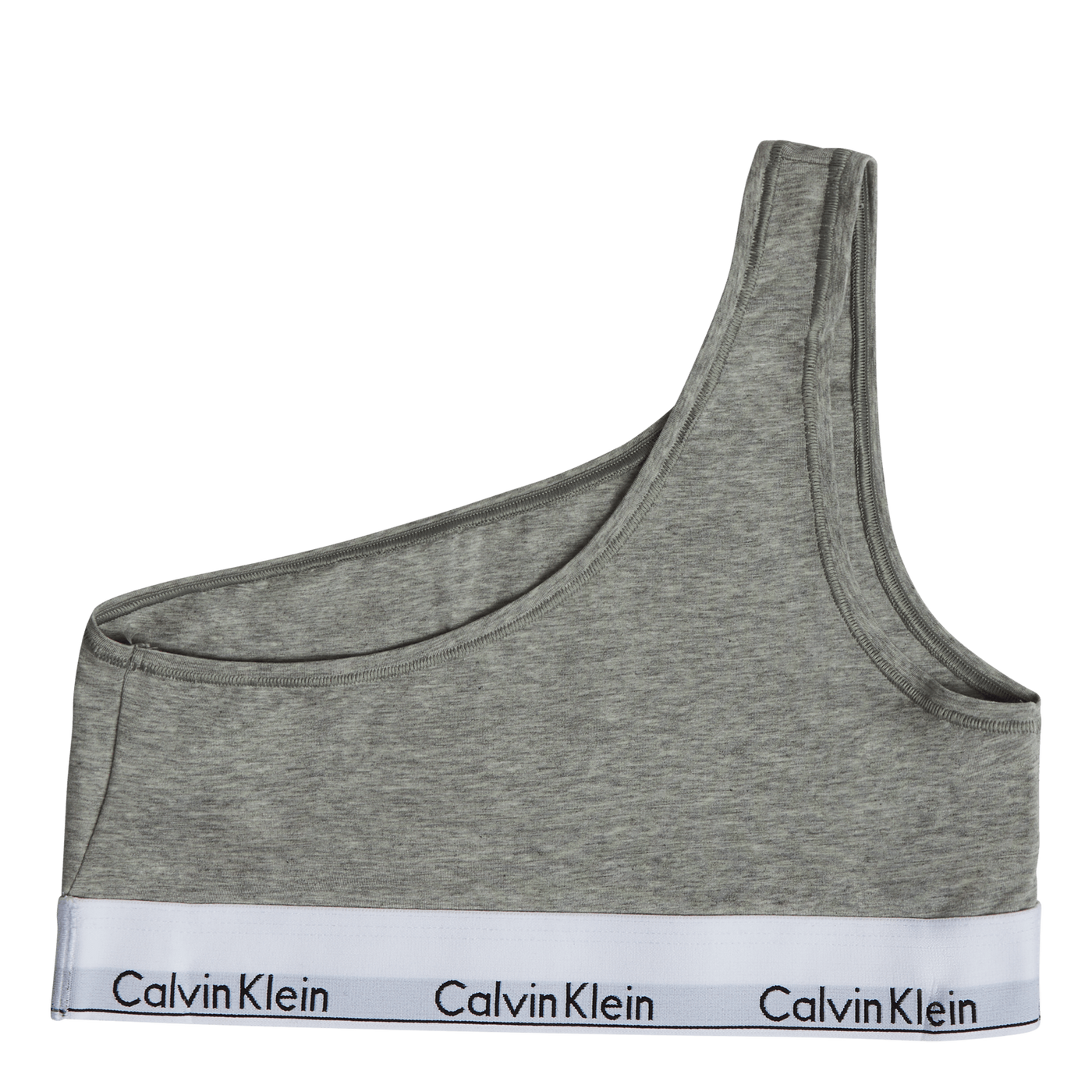 Unlined Bralette (one Shoulder Grey