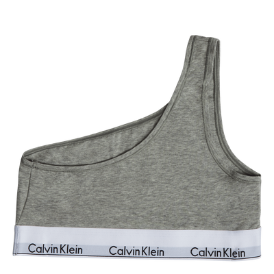 Unlined Bralette (one Shoulder Grey