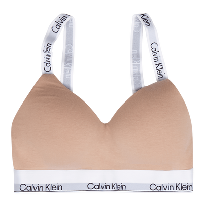 Lght Lined Bralette Brown