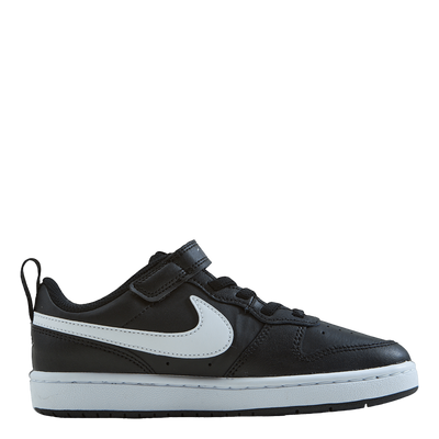 Court Borough Low 2 Little Kids' Shoes BLACK/WHITE