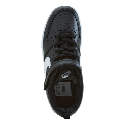 Court Borough Low 2 Little Kids' Shoes BLACK/WHITE