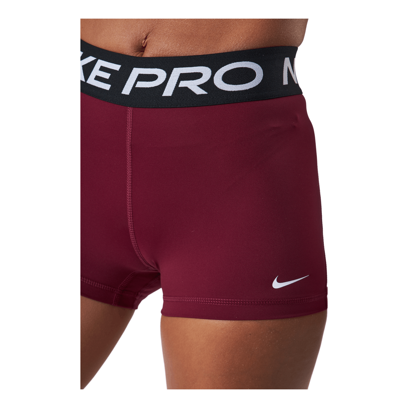 Nike Pro Women's 3" Shorts Dark Beetroot/black/white
