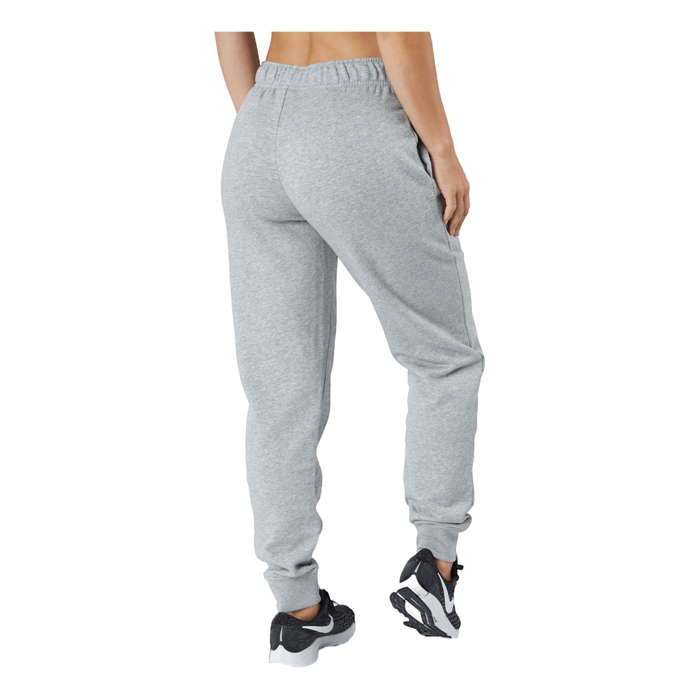 Sportswear Club Fleece Women's Mid-Rise Joggers DK GREY HEATHER/WHITE