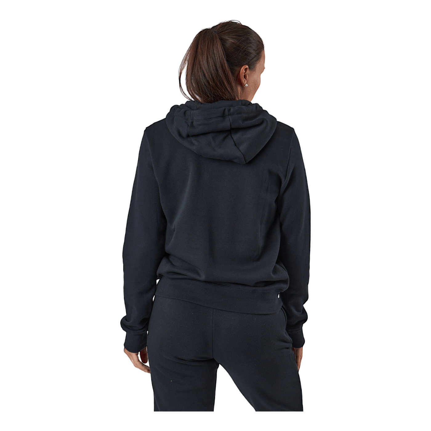 Sportswear Club Fleece Women's Full-Zip Hoodie BLACK/WHITE