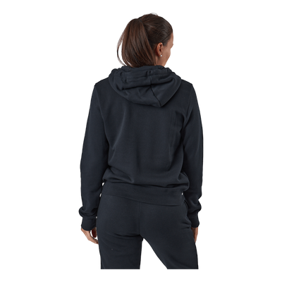 Sportswear Club Fleece Women's Full-Zip Hoodie BLACK/WHITE