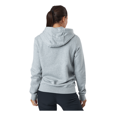 Sportswear Club Fleece Women's Full-Zip Hoodie DK GREY HEATHER/WHITE