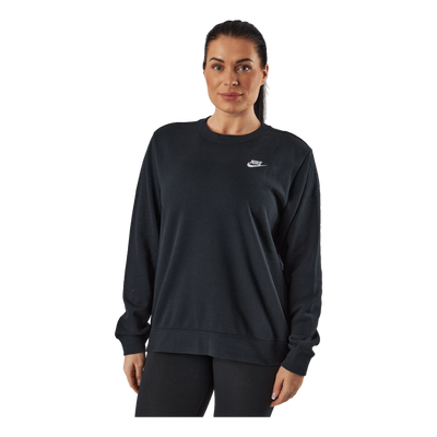 Sportswear Club Fleece Women's Crew BLACK/WHITE