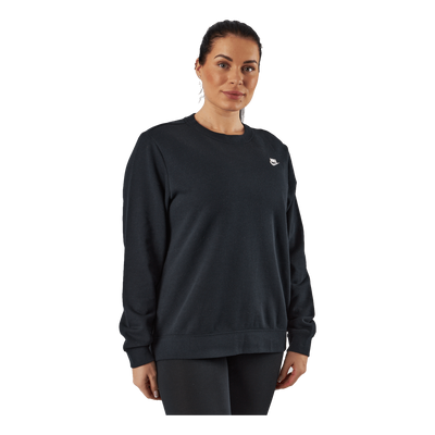 Sportswear Club Fleece Women's Crew BLACK/WHITE