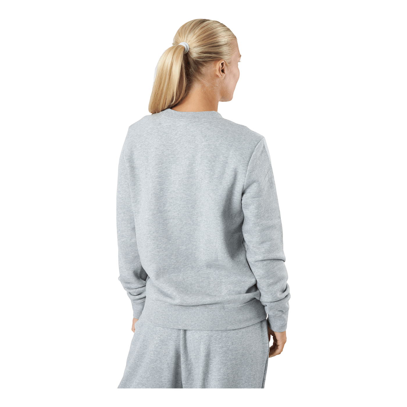 Sportswear Club Fleece Women's Crew DK GREY HEATHER/WHITE