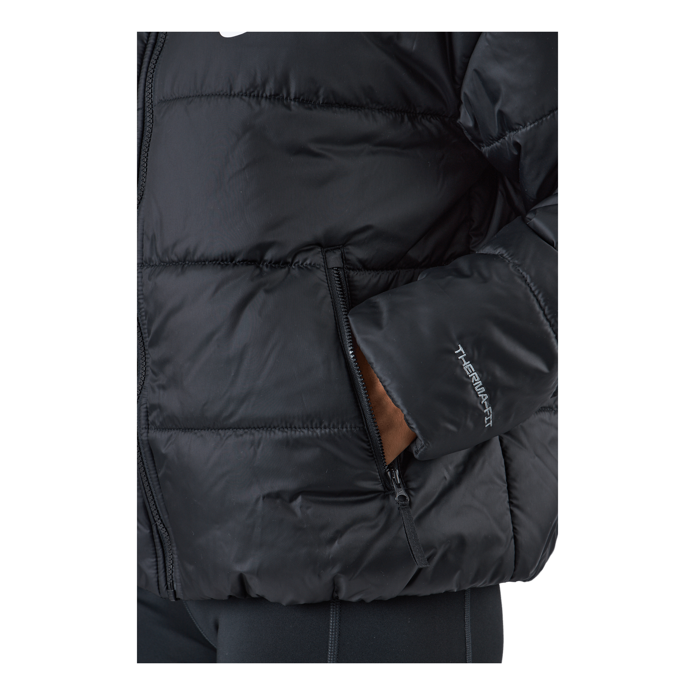 W Nsw Syn Tf Rpl Hd Jkt Black/black/white
