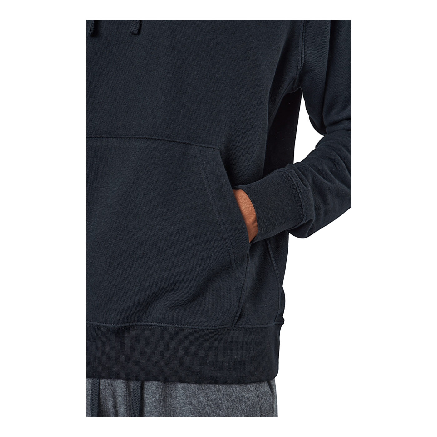 Sportswear Club Men's Pullover Hoodie BLACK/BLACK/WHITE