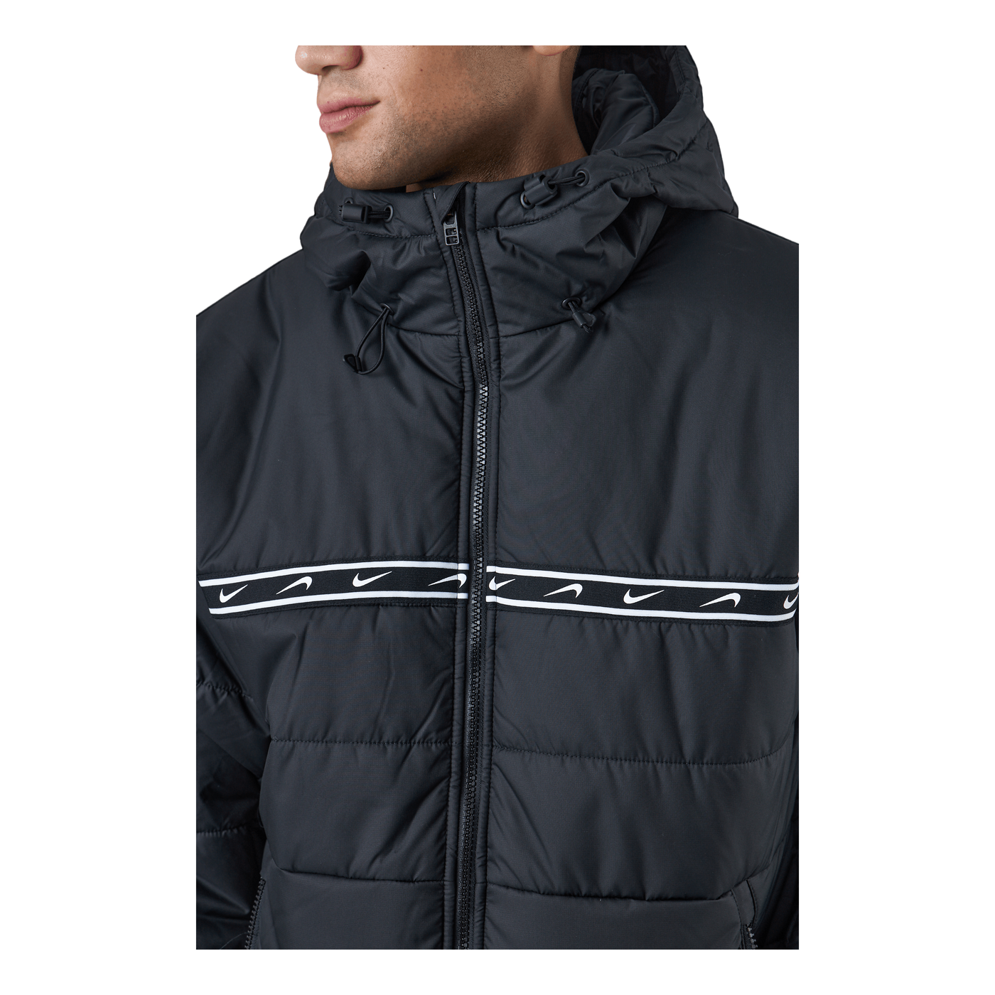 M Nsw Repeat Syn Fill Jkt Black/black/white/white