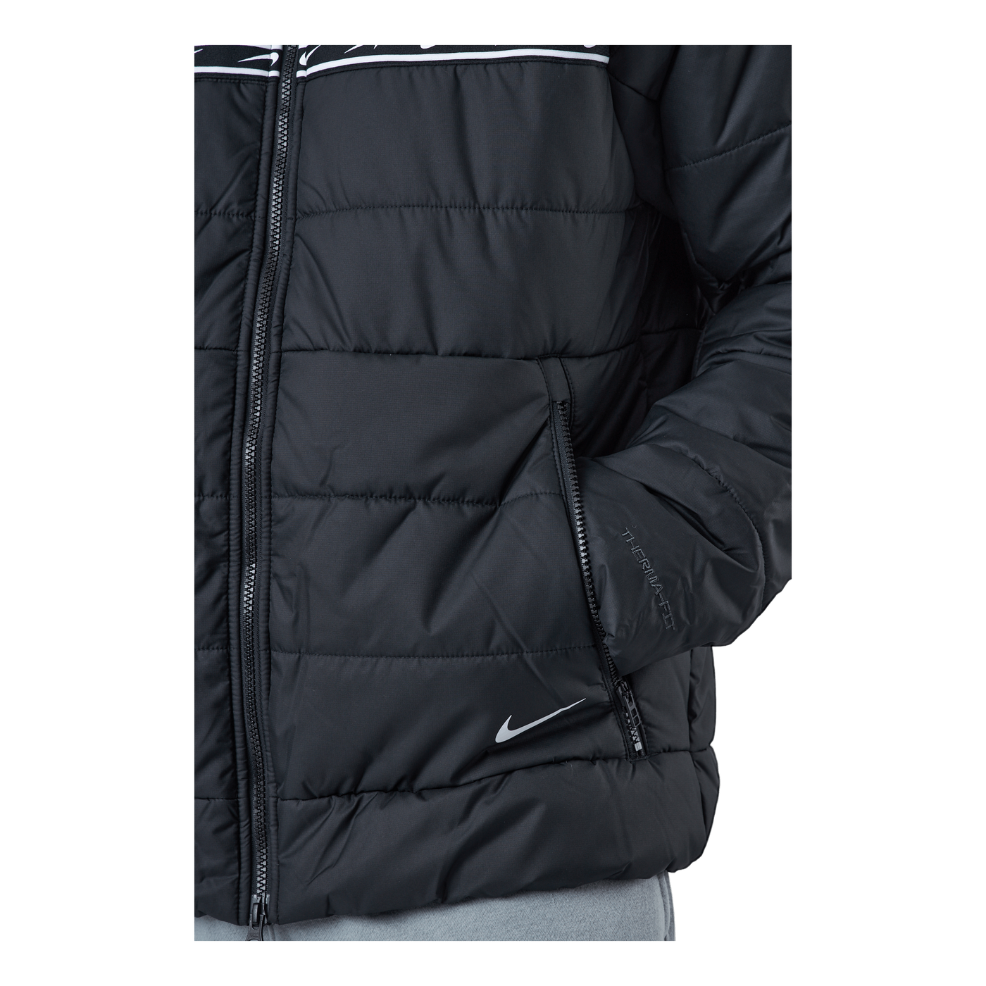 M Nsw Repeat Syn Fill Jkt Black/black/white/white