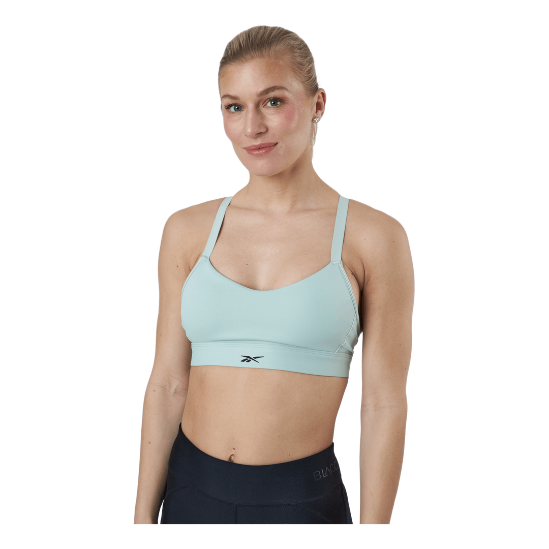 S Lux Strappy Sports Bra Green