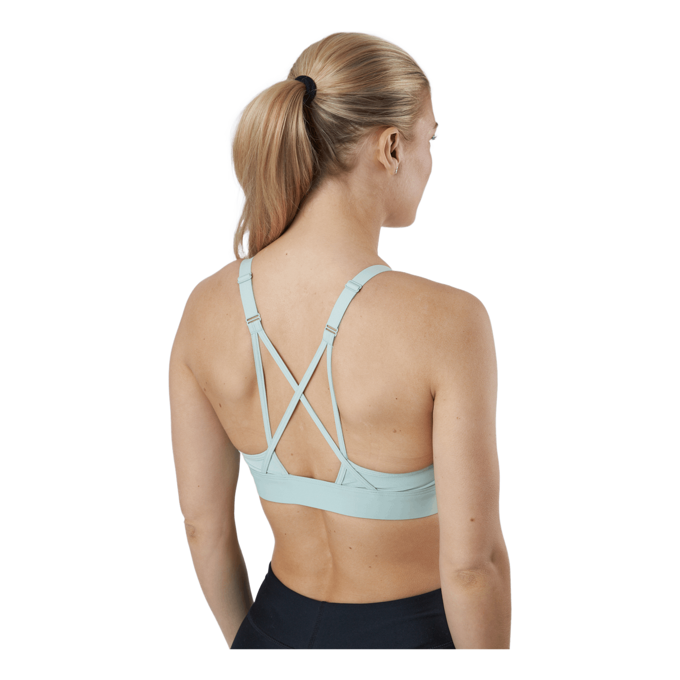 S Lux Strappy Sports Bra Green