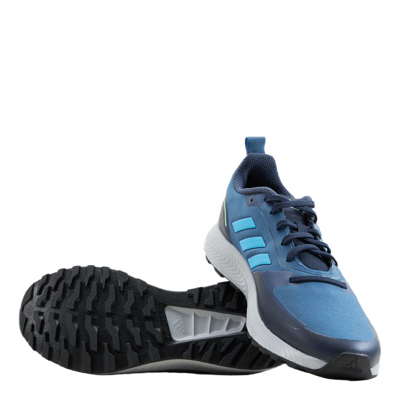 Run Falcon 2.0 TR Shoes Wonder Steel / Pulse Blue / Beam Green